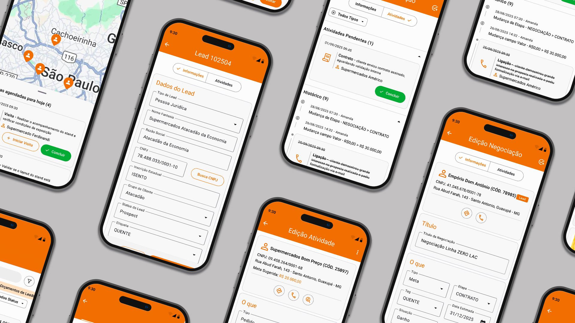 A solução que transforma leads em clientes. 