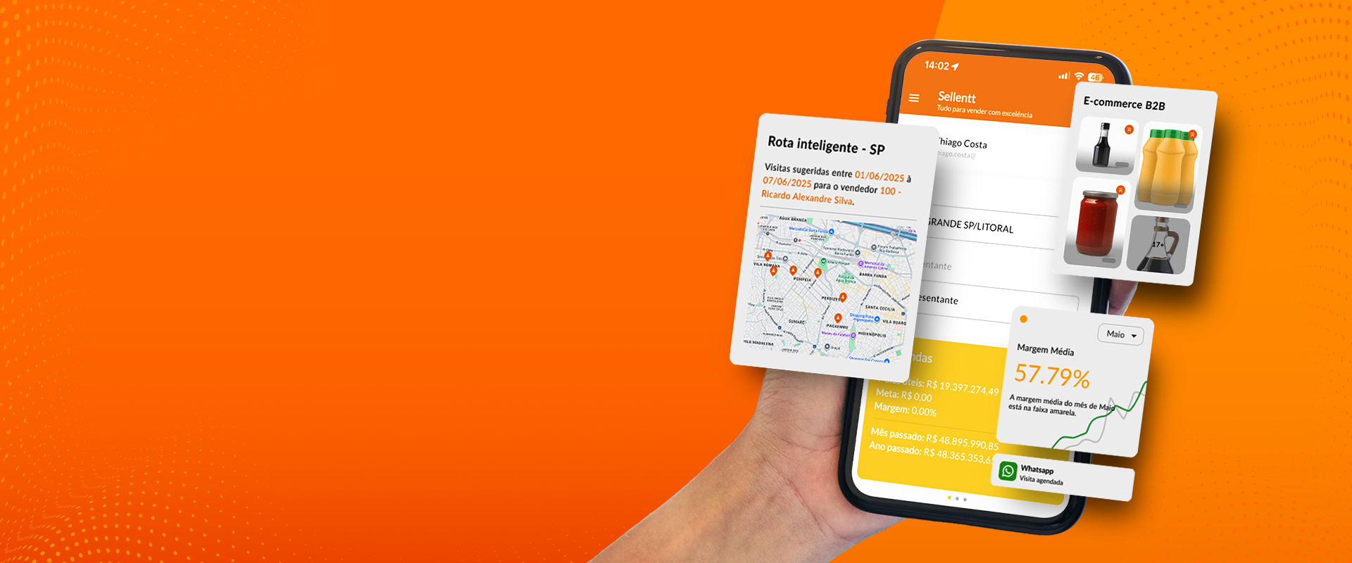 Cliente Sellentt sempre pode mais.