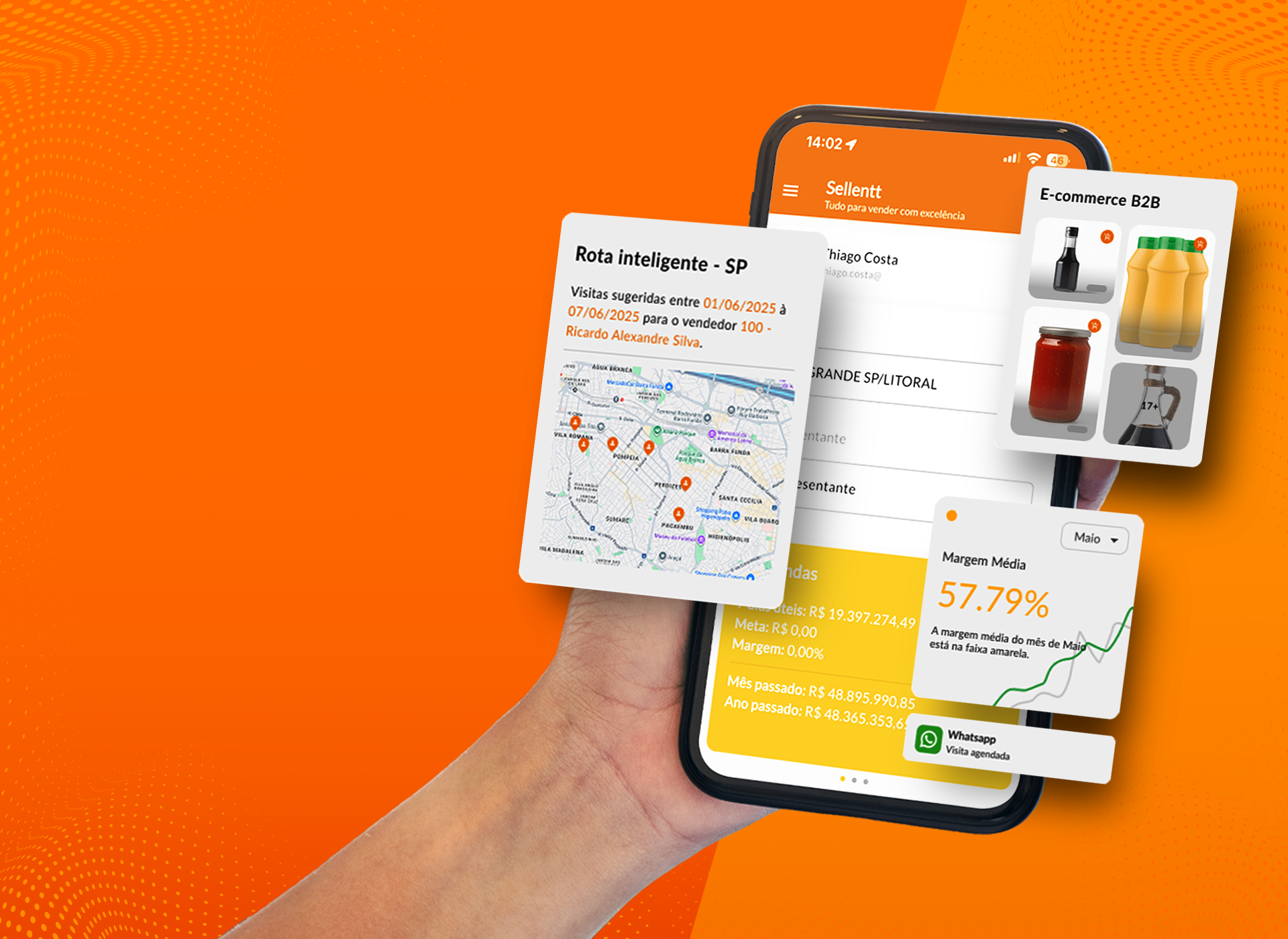 Cliente Sellentt sempre pode mais.